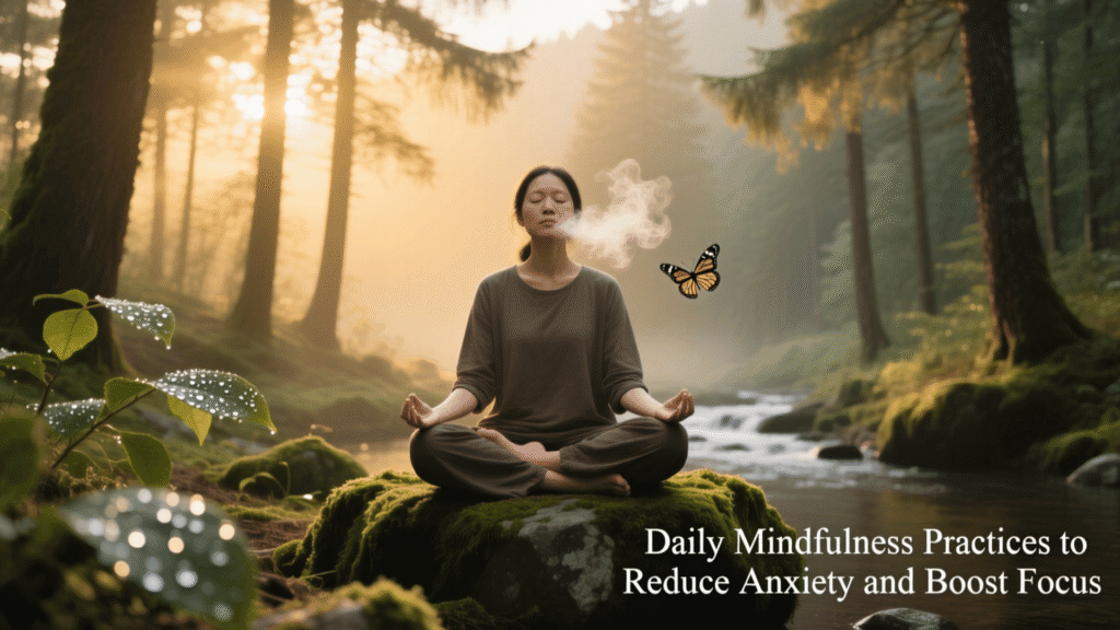 Daily Mindfulness Practices to Reduce Anxiety and Boost Focus